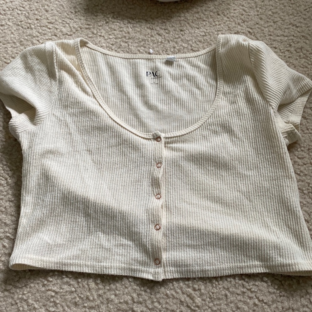 pacsun cropped top size large